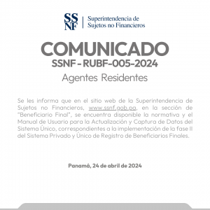 COMUNICADO RUBF 005 – 2024