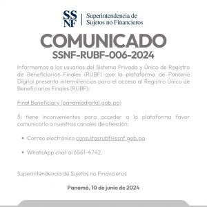 COMUNICADO SSNF-RUBF 006 – 2024